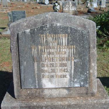 PRETORIUS H.J. 1890-1943