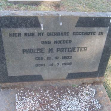 POTGIETER Phoebe M. 1903-1969