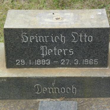 PETERS Heinrich Otto 1883-1965