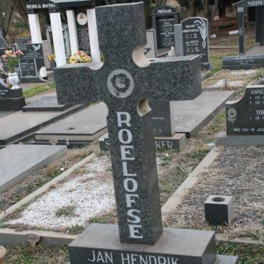 ROELOFSE Jan Hendrik 1933-1991 &amp; Wilhelmina Dorothea 1936-2003