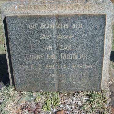 RUDOLPH Jan Izak Cornelius 1869-1962