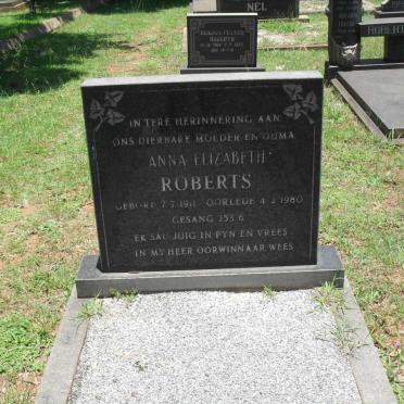 ROBBERTS Anna Elizabeth 1911-1980