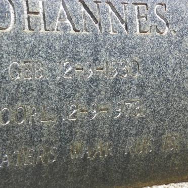 STEYN Francois Johannes 1930-1973