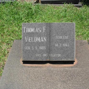 VELDMAN Thomas F. 1905-1983
