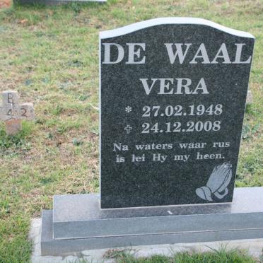WAAL Vera, de 1948-2008