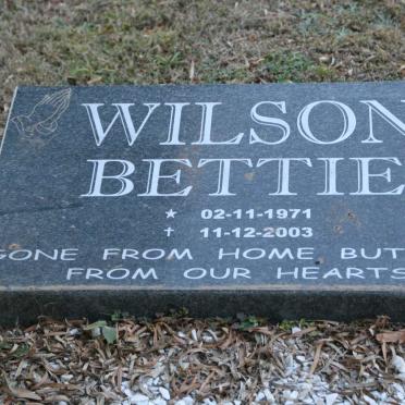 WILSON Bettie 1971-2003