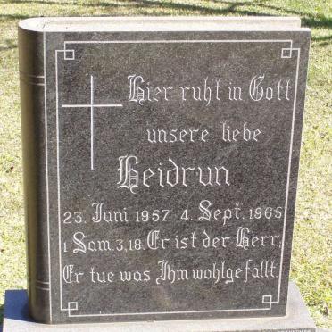 DEDEKIND Heidrun 1957-1965