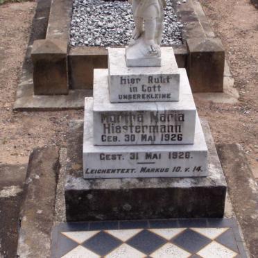 HIESTERMANN Martha Maria 1926-1928