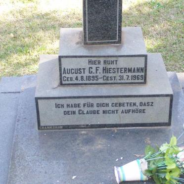 HIESTERMANN August G.F. 1895-1969