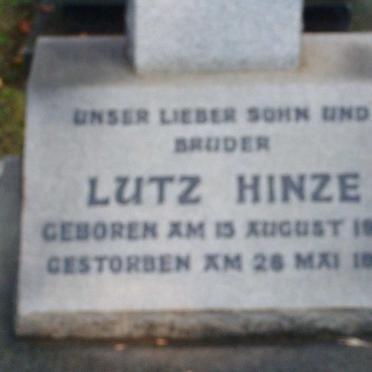 HINZE Lutz 1972-1997