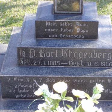 KLINGENBERG H.P. Karl 1885-1966
