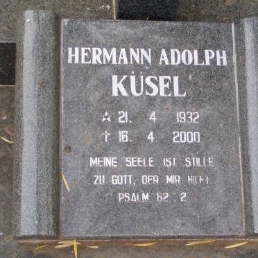 KUSEL Hermann Adolph 1932-2000