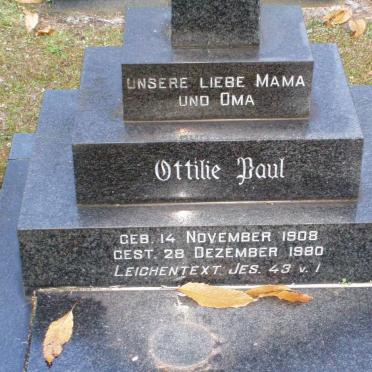 PAUL Ottilie 1908-1980
