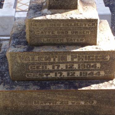 PRIGGE M. Valentin 1904-1944