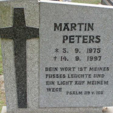 PETERS Martin G. 1975-1997