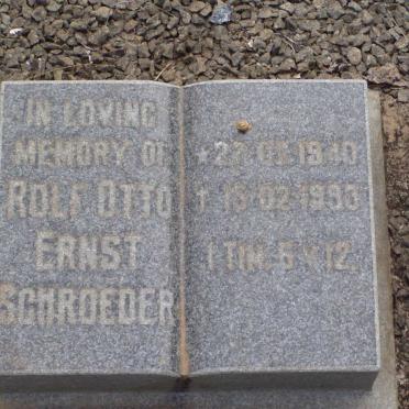 SCHROEDER Rolf Otto Ernst 1940-1993