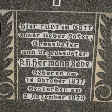 RABE K.H. 1877-1973