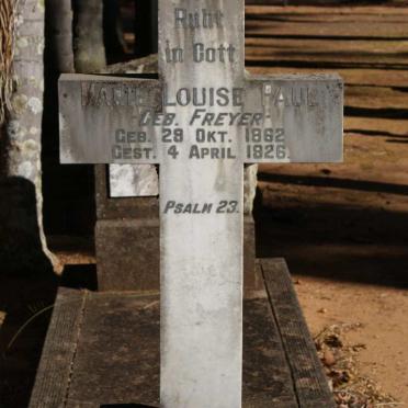PAUL Marie Louise nee FREYER 1862-1926
