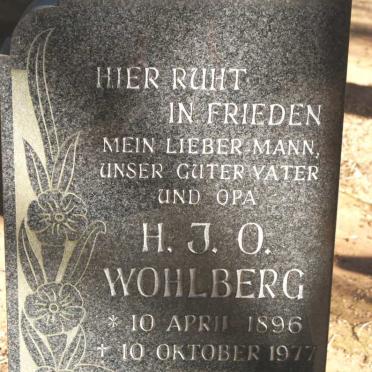 WOHLBERG H.J.O. 1896-1977