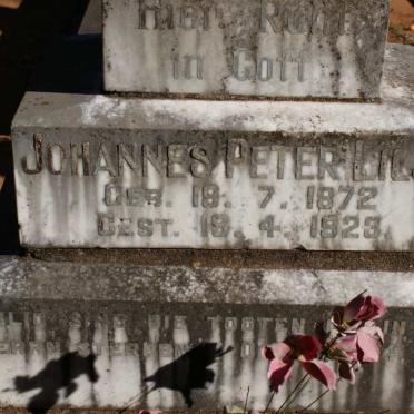 LILJE Johannes Peter 1872-1923