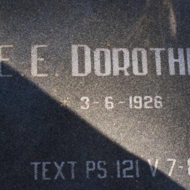 RABE Arthur Karl 1926-1997 &amp; E.E. Dorothea 1926-