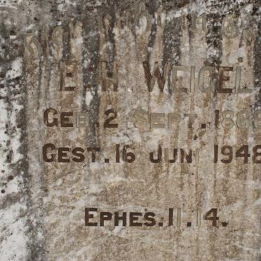 WEIGEL E.H. 1868-1948