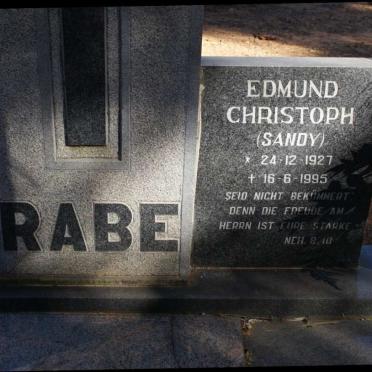 RABE Edmund Christoph 1927-1995