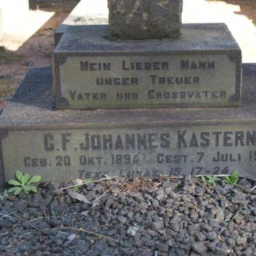 KASTERN C.F. Johannes 1894-1964