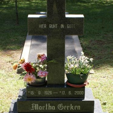 GERKEN Martha 1926-2000