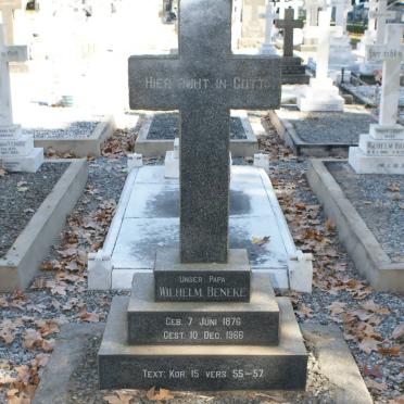BENEKE Wilhelm 1876-1968