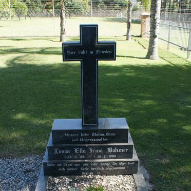 BÖHMER Louisa Ella Irma 1921-1999