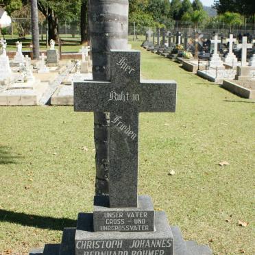 BÖHMER Christof Johannes Bernhard 1895-1979