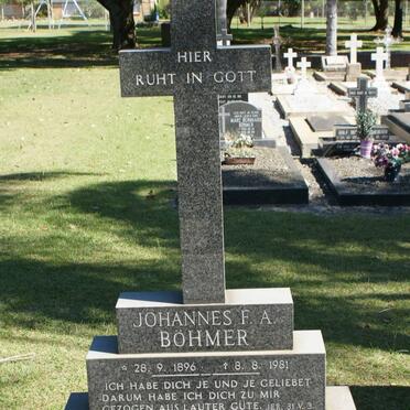 BÖHMER Johannes F.A. 1896-1981