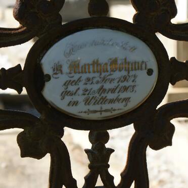 BÖHMER ? Martha 1907-1908