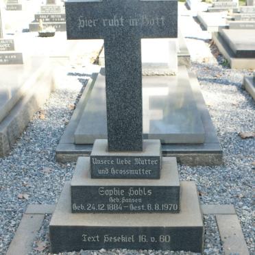 HOHLS Sophie nee HAUSEN 1884-1970