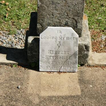 HEYMOURE Herbert 1904-1906