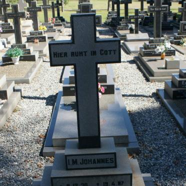 JOHANNES M.E. 1930-1987