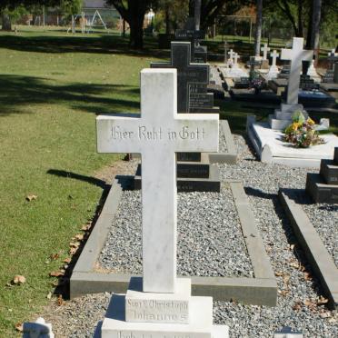 JOHANNES Christoph 1886-1976