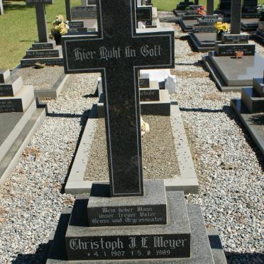 MEYER Christoph J.E. 1907-1989