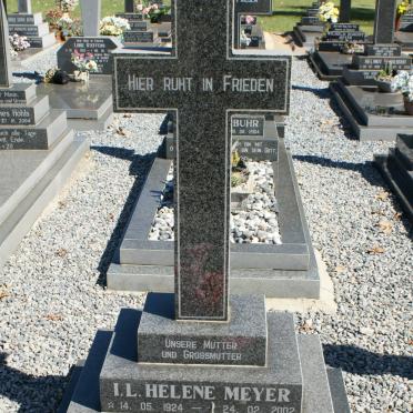 MEYER I.L. Helene 1924-2002