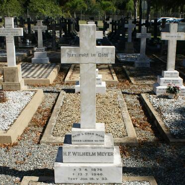 MEYER H.F. Wilhelm 1876-1940