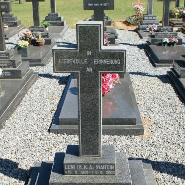 MARTIN H.K.A. 1920-2003
