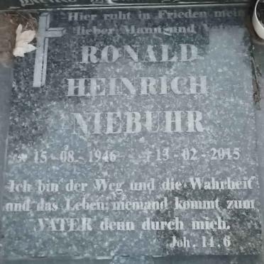NIEBUHR Ronald Heinrich 1946-2015