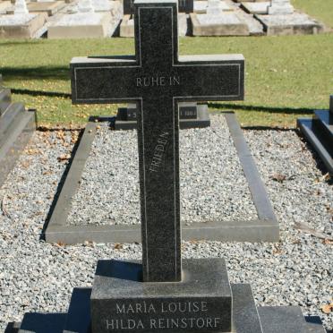REINSTORF Marìa Louise Hilda 1895-1976
