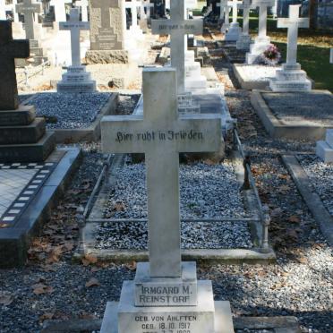 REINSTORF Irmgard M. nee von AHLFTEN 1917-1960