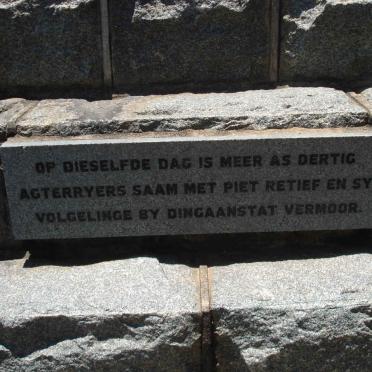 3. Piet Retief &amp; 70 Burgers