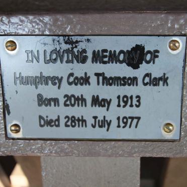 CLARK Humphrey Cook Thomson 1913-1977