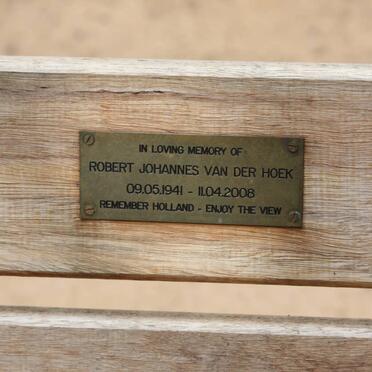 HOEK Robert Johannes, van der 1941-2008