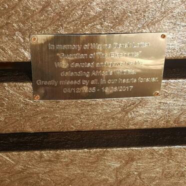 LOTTER Wayne Derek 1965-2017