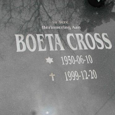 CROSS Boeta 1950-1999